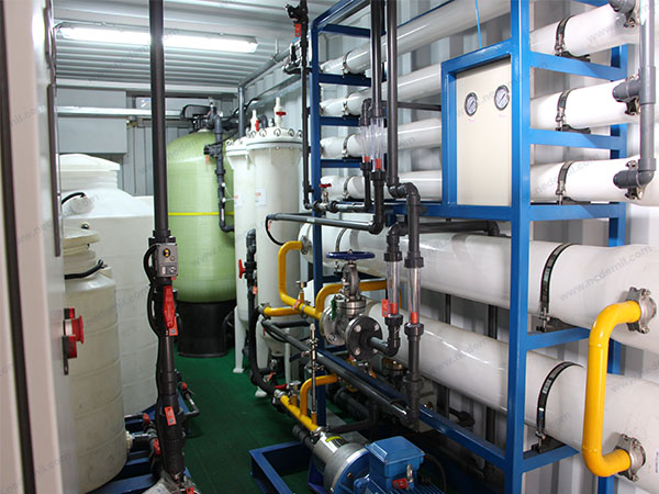 集装箱式海水淡化设备的淡化方法